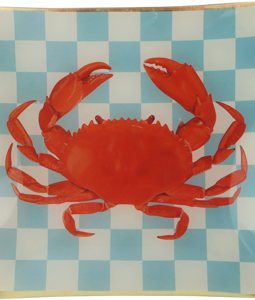 5255 ASSIETTE EN VERRE CRAB